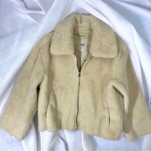 Abercrombie & Fitch Shearling Trucker Jacket NWT